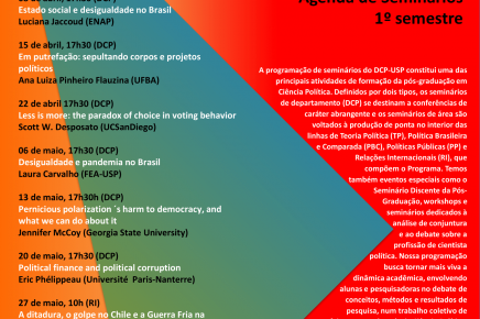 Programação de Seminários - 1º semestre 2021